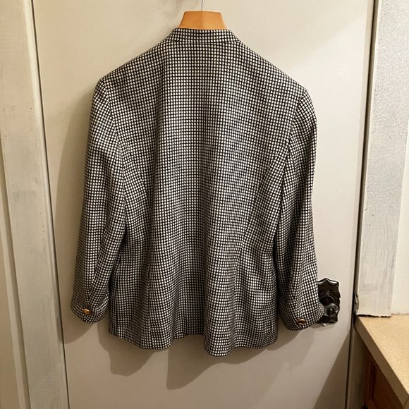 ALEXON blazer size 16(?) colour black and white - Picture 4 of 6